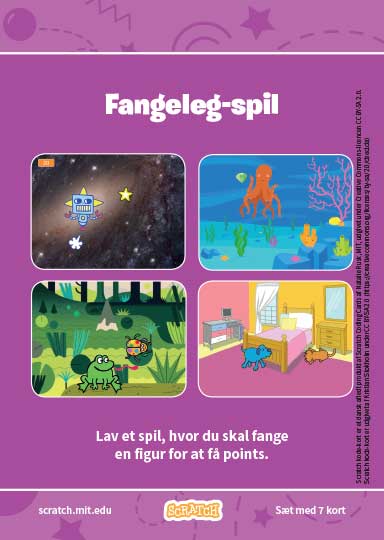 Chase-Game-Cards-540 Kode-kort serien Fangeleg-spil.