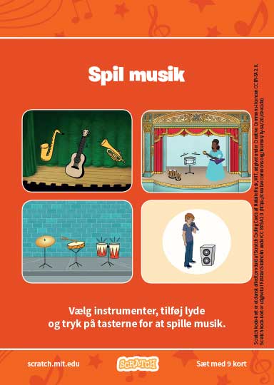 Make-Music-Cards-540 Kode-kort serien Spil musik.